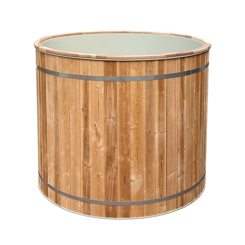 Baignoire froide à immersion profonde avec revêtement en acier inoxydable 304 Baignoire froide à immersion profonde avec revêtement en acier inoxydable 304