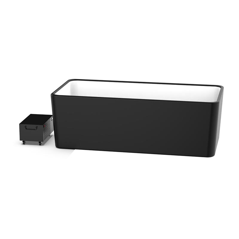 Mini baignoire d'eau froide puissante standard britannique et essor de la thérapie par le froid compacte Mini baignoire d'eau froide puissante standard britannique et essor de la thérapie par le froid compacte