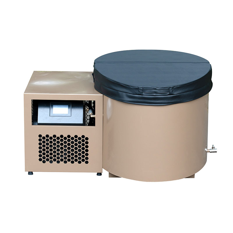 Baignoire à plongée froide en acier inoxydable 304 Champagne Gold Full