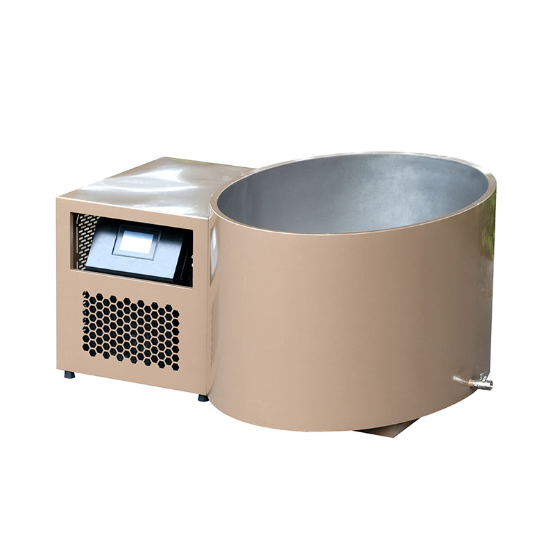 Baignoire à plongée froide en acier inoxydable 304 Champagne Gold Full