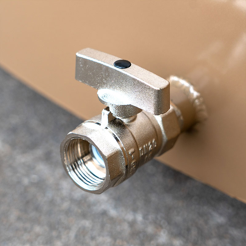 Baignoire à plongée froide en acier inoxydable 304 Champagne Gold Full