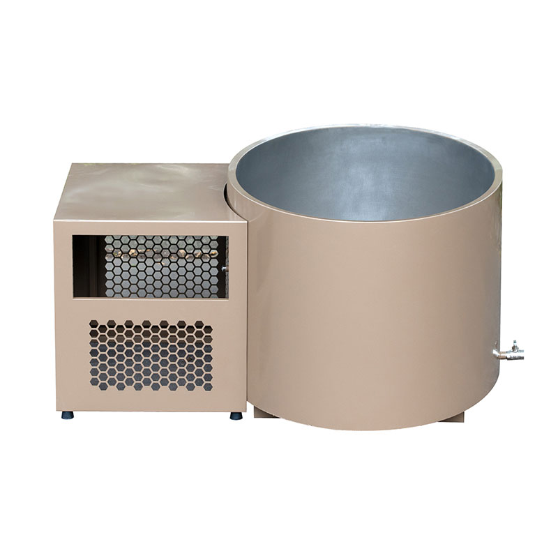 Baignoire à plongée froide en acier inoxydable 304 Champagne Gold Full