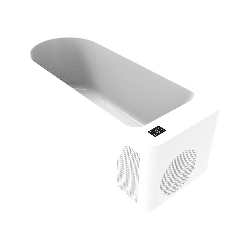 Baignoire acrylique de bain froid avec refroidisseur