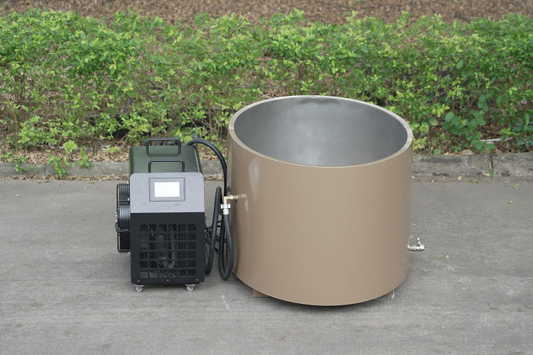 Champagne Gold Full 304 Stainless Steel Cold Plunge Tub